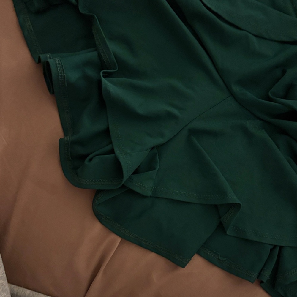 Green Ruffled Skirt - Picture 2 of 3